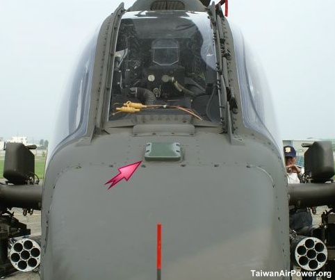 GPS antenna on AH-1W