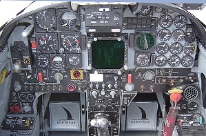 F-5E instrument panel