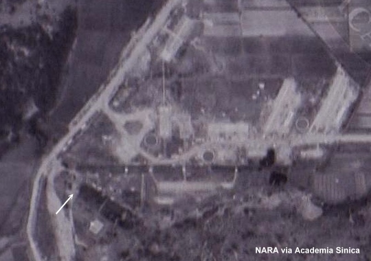 A區的二戰空照圖