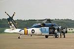 S-70C-1A 7009 before an administrative transport mission. Note the removeable step below the main cabin door.